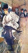  Henri  Toulouse-Lautrec Jane Avril Dancing oil painting on canvas
